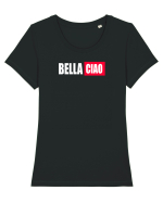 bellaciao Tricou mânecă scurtă guler larg fitted Damă Expresser