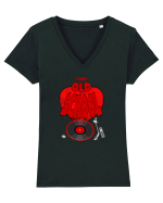 old school Tricou mânecă scurtă guler V Damă Evoker