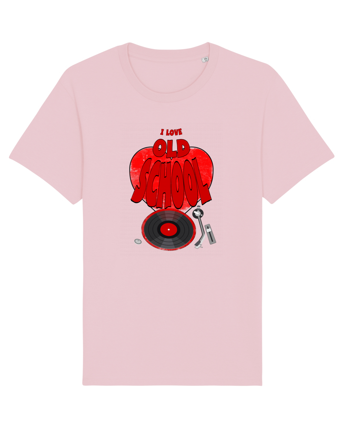 Tricou mânecă scurtă Unisex Rocker Cotton Pink