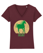Decat Tricou mânecă scurtă guler V Damă Evoker
