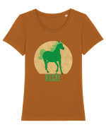Decat Tricou mânecă scurtă guler larg fitted Damă Expresser
