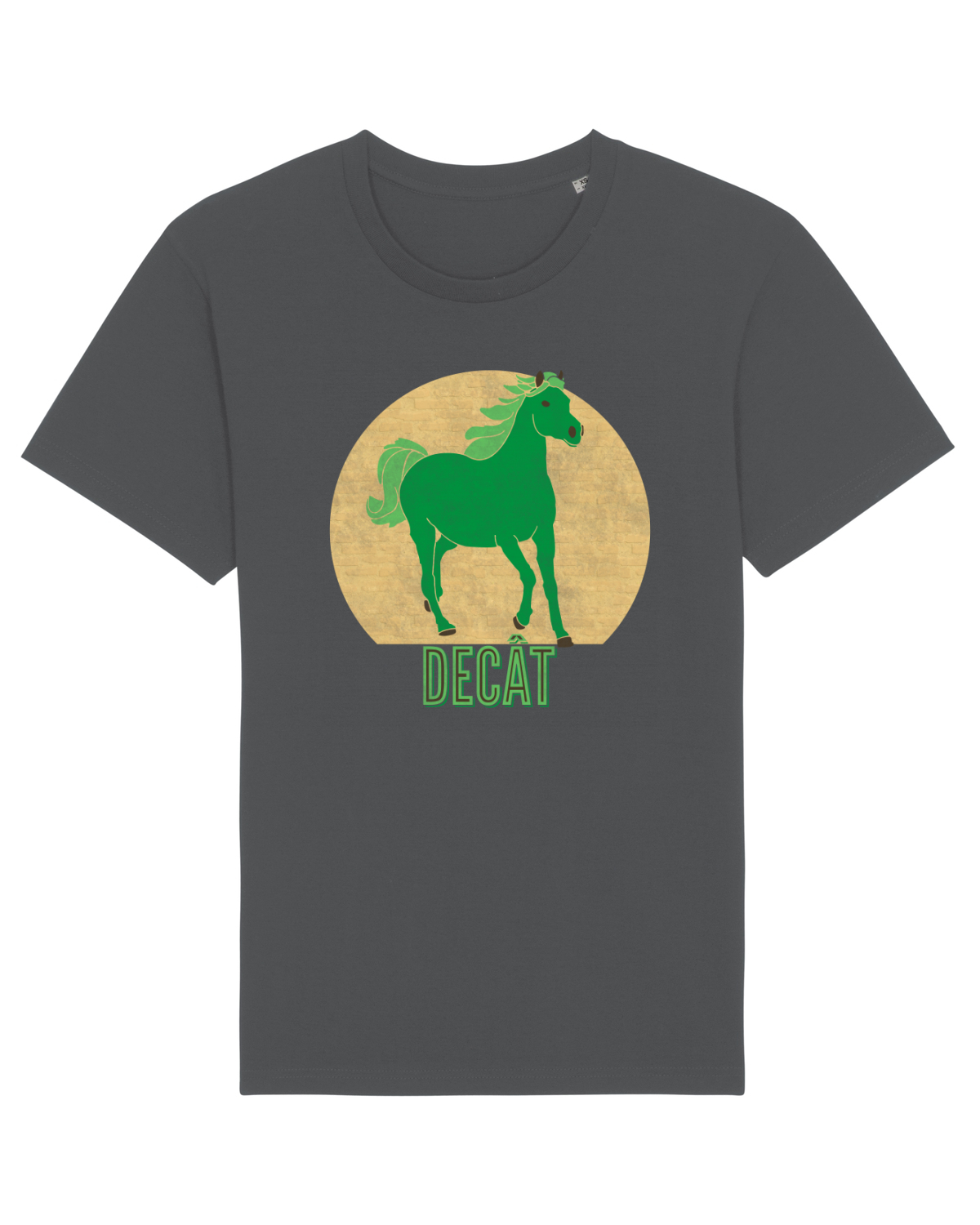 Tricou mânecă scurtă Unisex Rocker Anthracite