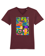 Neintelesuri Tricou mânecă scurtă guler V Bărbat Presenter