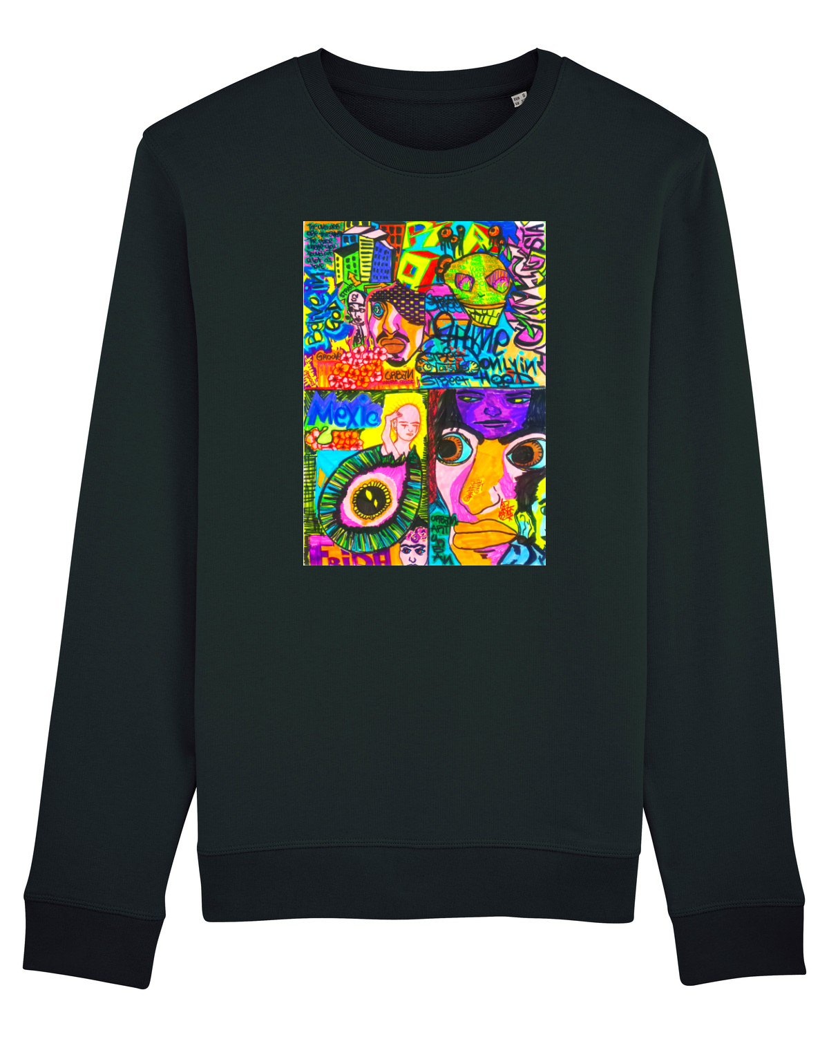 Bluză mânecă lungă Unisex Rise Black