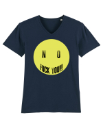 No! F you  Tricou mânecă scurtă guler V Bărbat Presenter