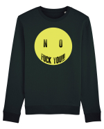 No! F you  Bluză mânecă lungă Unisex Rise