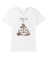 Ctrl+x  the Crap Tricou mânecă scurtă guler V Bărbat Presenter