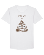 Ctrl+x  the Crap Tricou mânecă scurtă guler larg Bărbat Skater