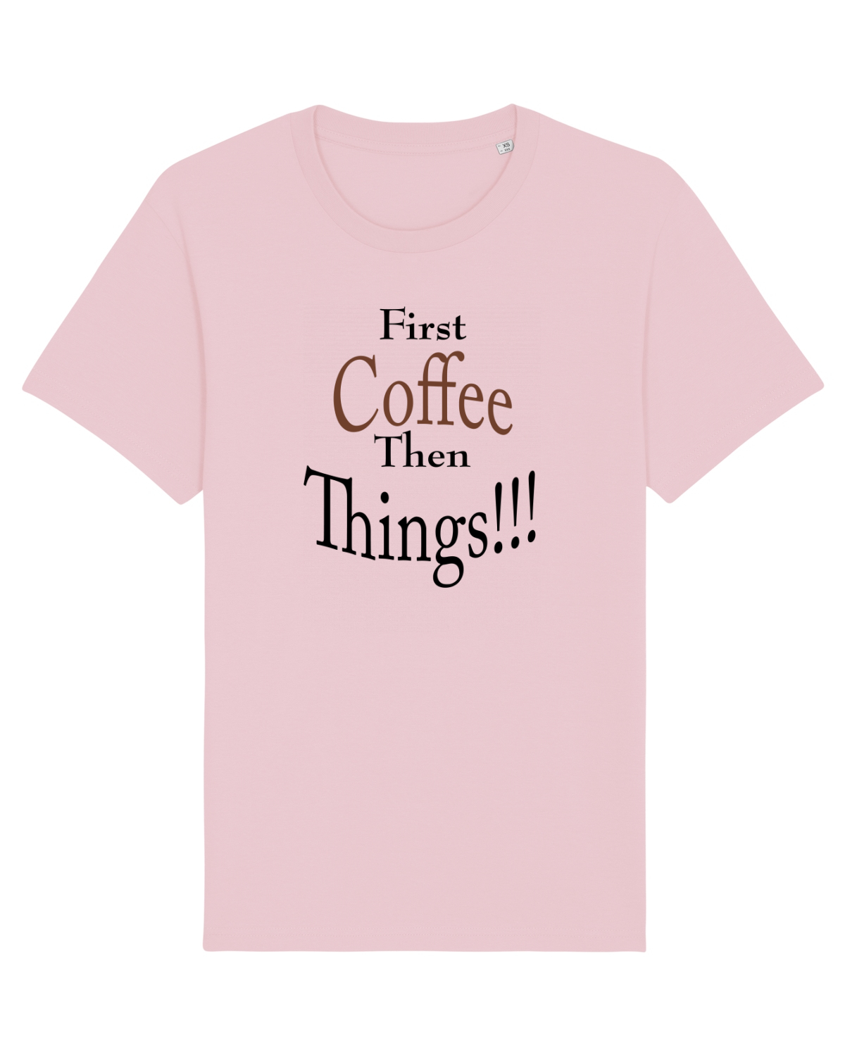 Tricou mânecă scurtă Unisex Rocker Cotton Pink
