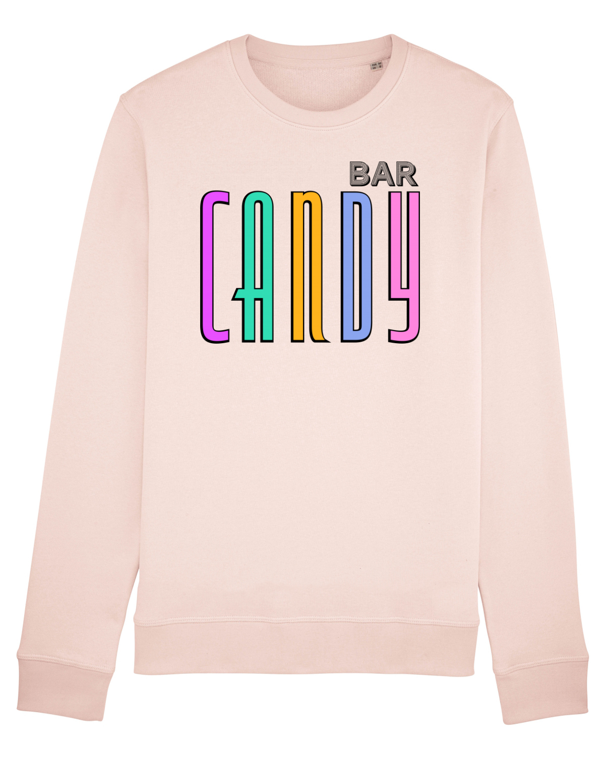 Bluză mânecă lungă Unisex Rise Candy Pink