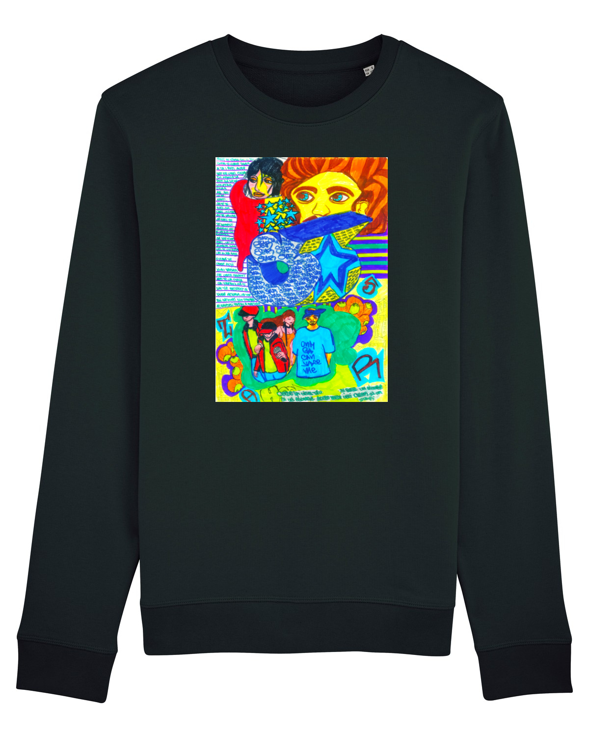Bluză mânecă lungă Unisex Rise Black