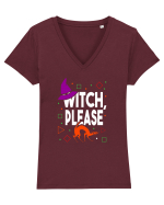 Witch please Tricou mânecă scurtă guler V Damă Evoker