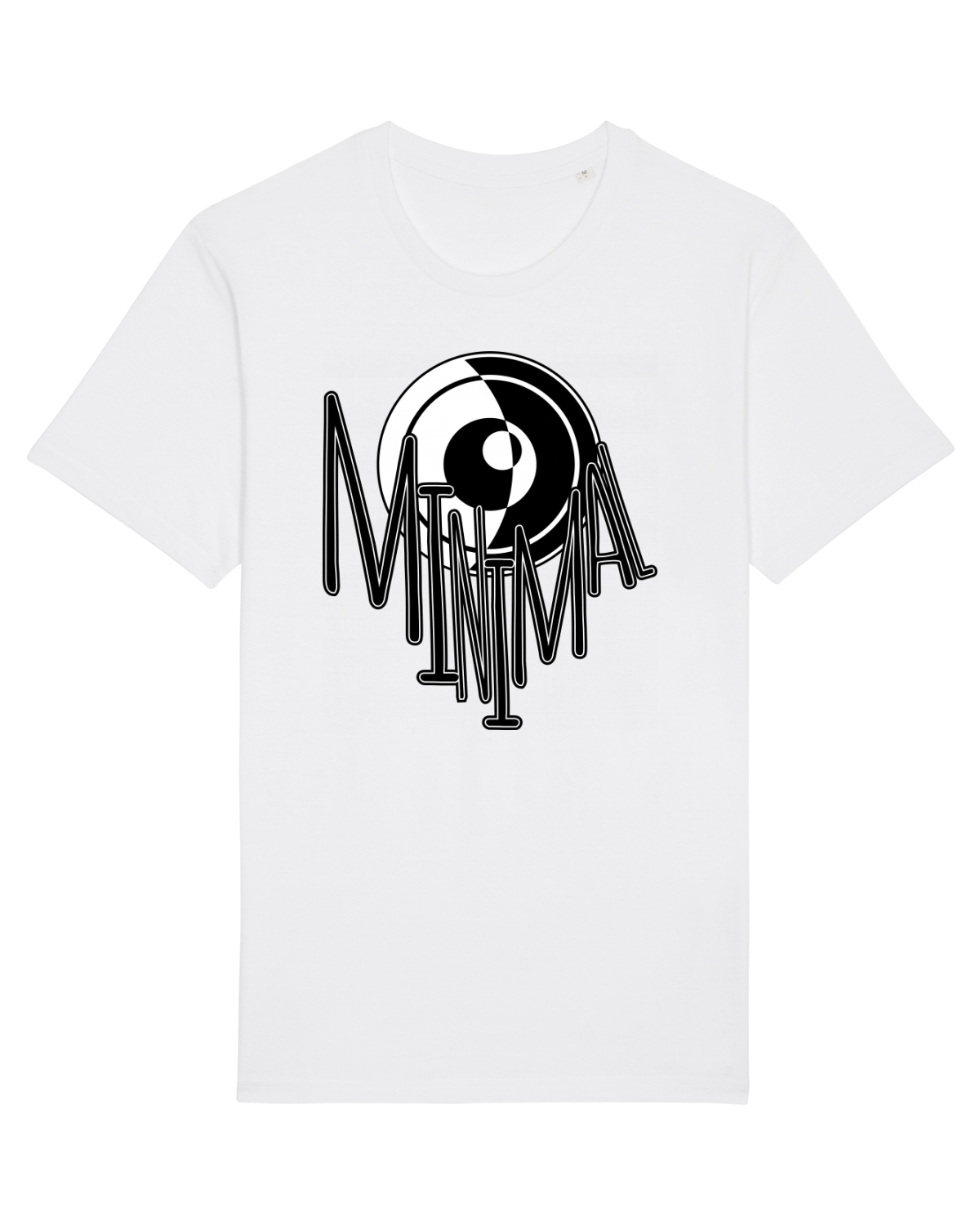 Tricou mânecă scurtă Unisex Rocker White