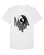 Minimal speaker Tricou mânecă scurtă guler larg Bărbat Skater
