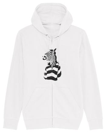 Cool Funky Zebra White