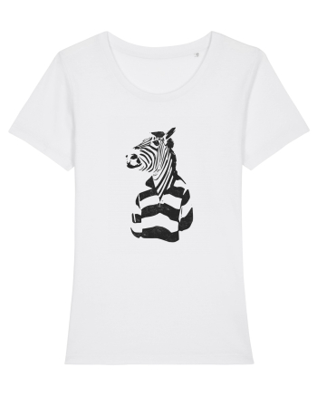 Cool Funky Zebra White