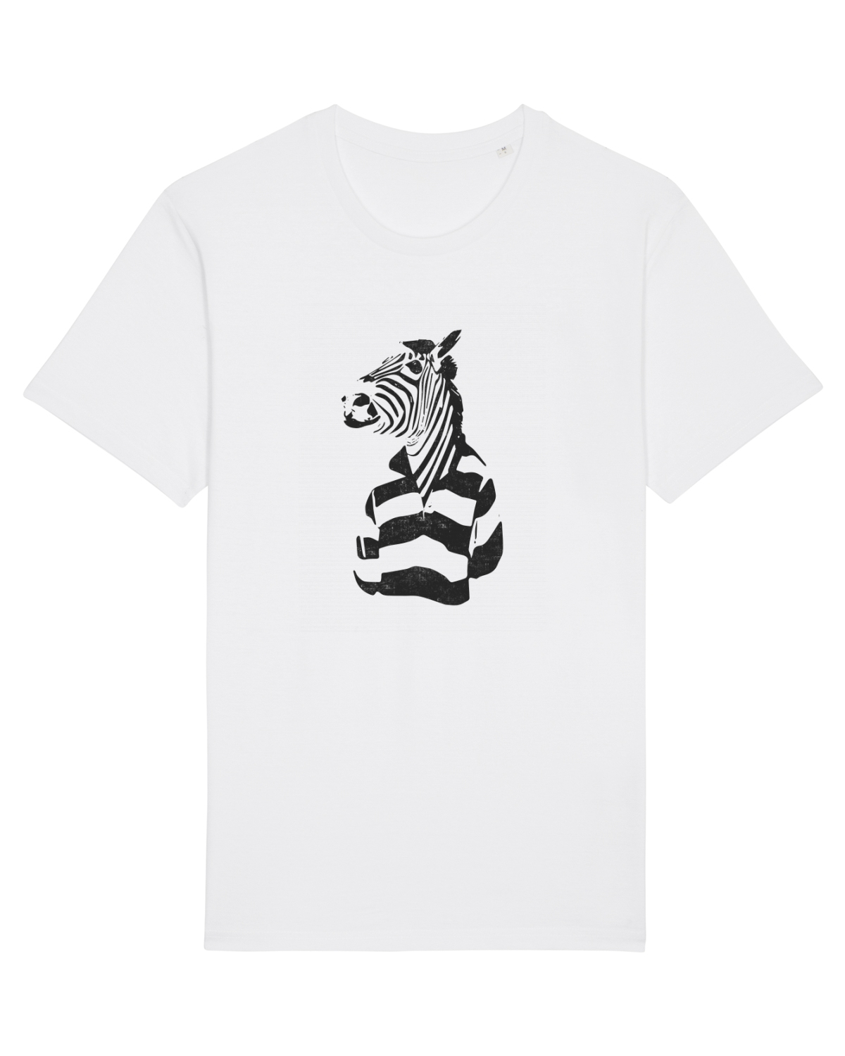 Tricou mânecă scurtă Unisex Rocker White
