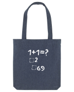 1+1=? Sacoșă textilă