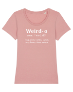 WEIRD Tricou mânecă scurtă guler larg fitted Damă Expresser