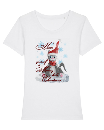 Meowy Christmas White