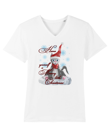 Meowy Christmas White