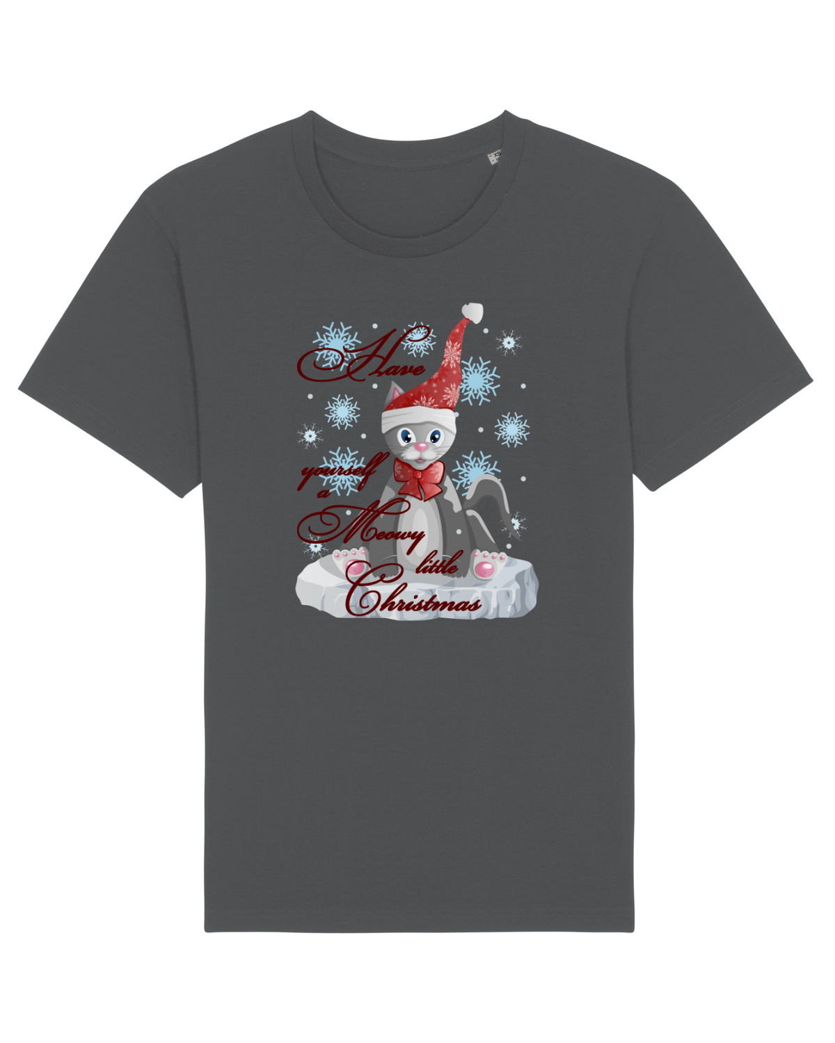 Tricou mânecă scurtă Unisex Rocker Anthracite