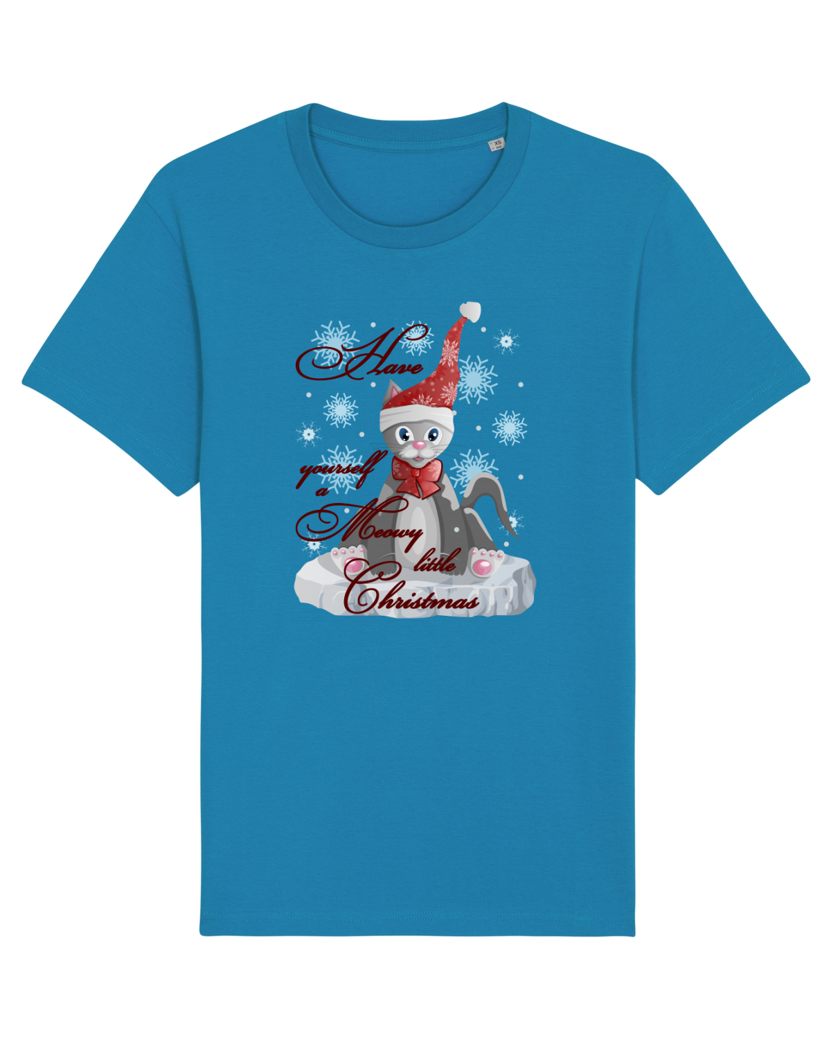 Tricou mânecă scurtă Unisex Rocker Azur