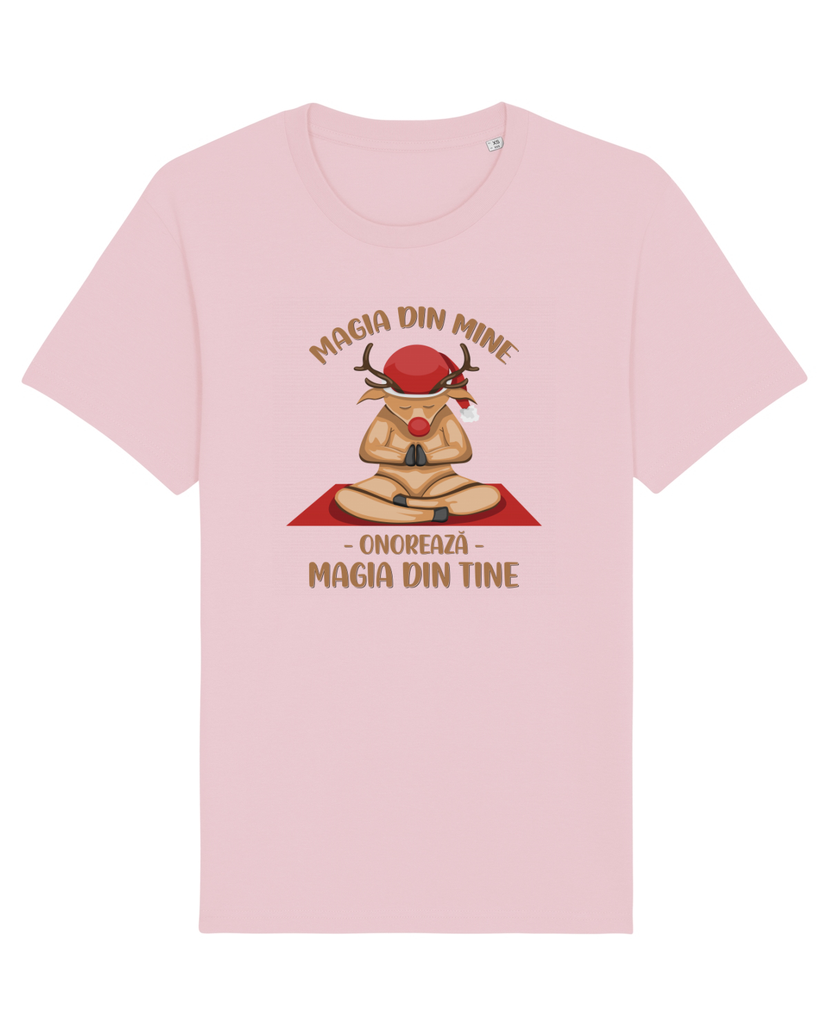 Tricou mânecă scurtă Unisex Rocker Cotton Pink