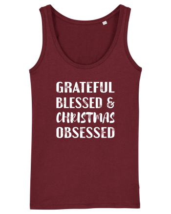 Christmas obsessed Burgundy