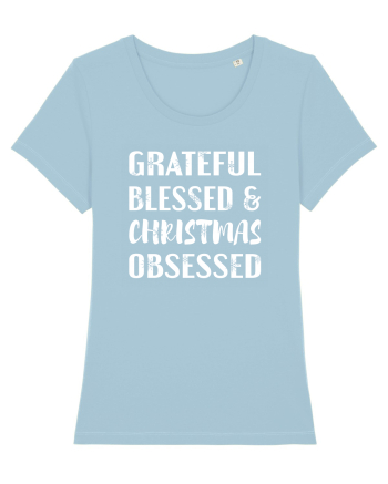 Christmas obsessed Sky Blue