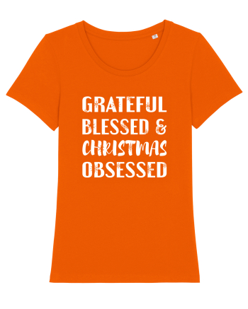 Christmas obsessed Bright Orange
