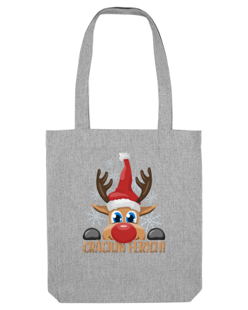 Craciun fericit cu ren Heather Grey