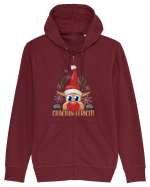 Craciun fericit cu ren Hanorac cu fermoar Unisex Connector