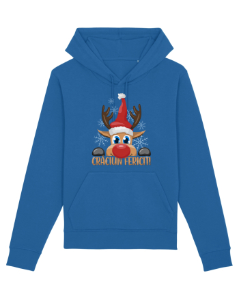 Craciun fericit cu ren Royal Blue