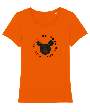 Let's Do Nothing Design Bright Orange