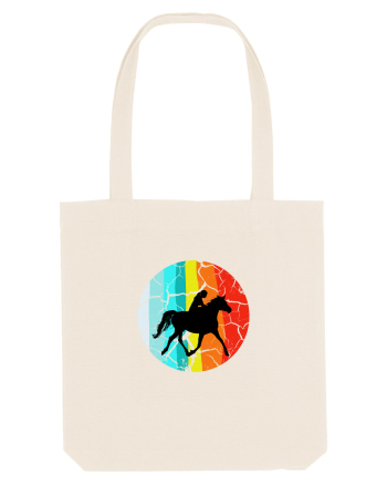 Retro Horse Riding Desugn Natural