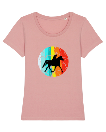Retro Horse Riding Desugn Canyon Pink
