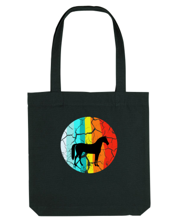 Retro Horse Design Black