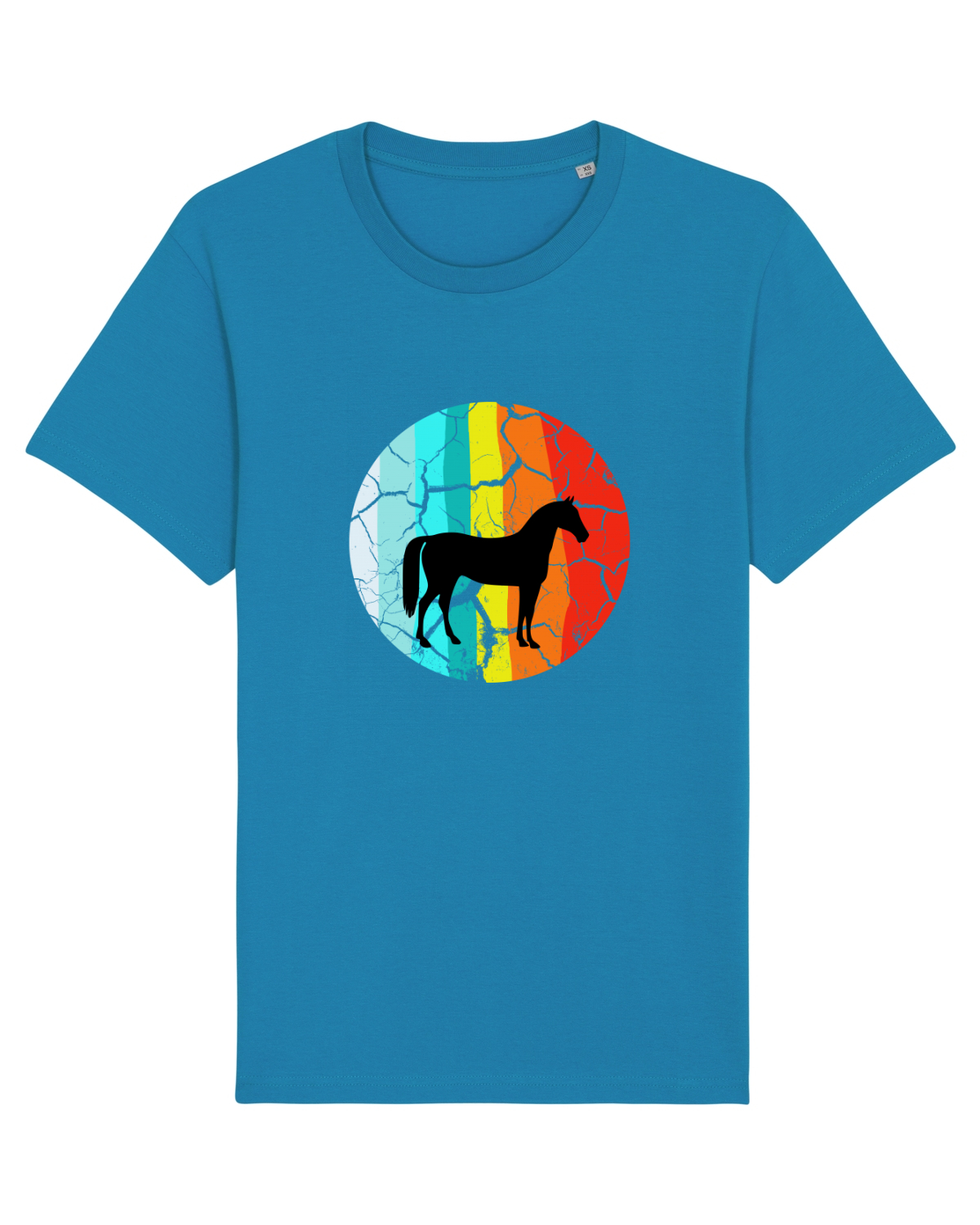 Tricou mânecă scurtă Unisex Rocker Azur