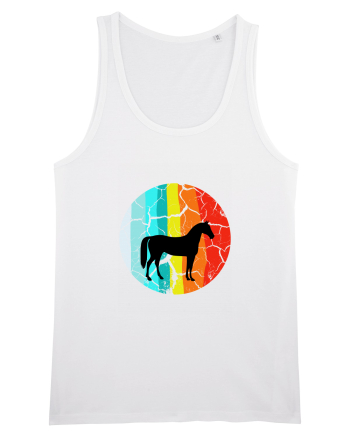 Retro Horse Design White