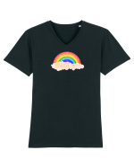 positive Tricou mânecă scurtă guler V Bărbat Presenter