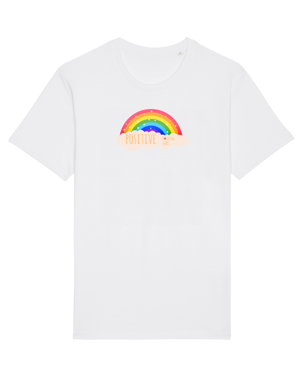 Tricou mânecă scurtă Unisex Rocker White