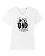 cel mai bun tata B Tricou mânecă scurtă guler V Bărbat Presenter