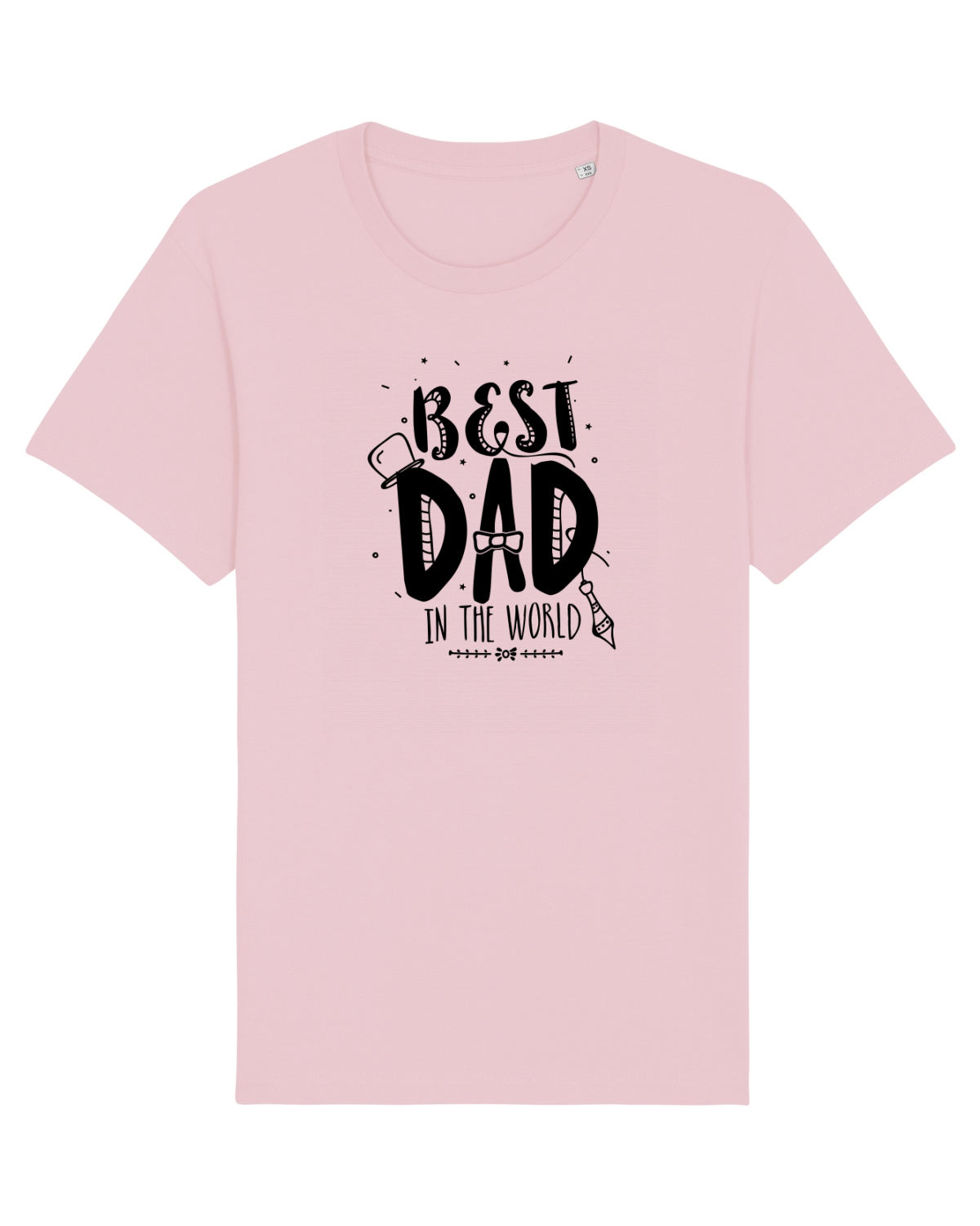 Tricou mânecă scurtă Unisex Rocker Cotton Pink