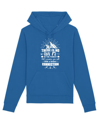 There is no WI FI in the forest Royal Blue