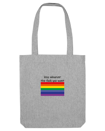 LGBT Kiss Design Heather Grey
