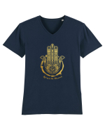 Hamsa   Tricou mânecă scurtă guler V Bărbat Presenter