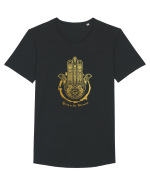 Hamsa   Tricou mânecă scurtă guler larg Bărbat Skater