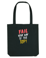 Fail your way to the top. Sacoșă textilă