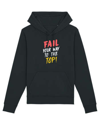 Fail your way to the top. Black